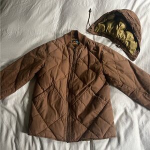 Bauer Down Quilted Jacket with Removable Hood